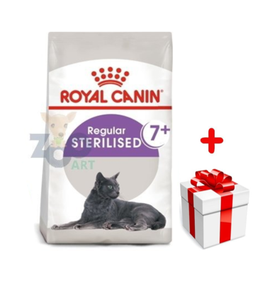 ROYAL CANIN  Sterilised +7 400g karma sucha dla kotów dorosłych, od 7 do 12 roku życia życia, sterylizowanych + niespodzianka dla kota GRATIS!