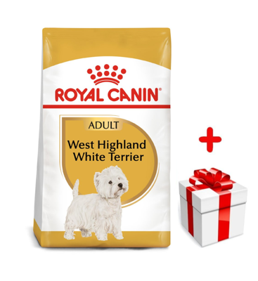 ROYAL CANIN West Highland White Terrier Adult 1,5kg karma sucha dla psów dorosłych rasy west highland white terrier  + niespodzianka dla psa GRATIS