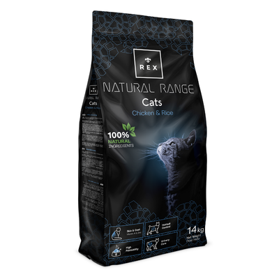 Rex Natural Range Cats Chicken & Rice 13,7kg//Opakowanie uszkodzone (9484,9519) !!! 