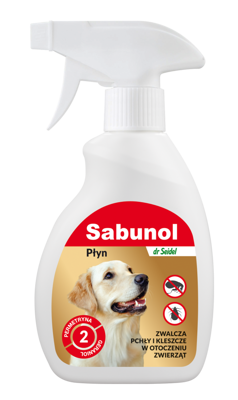 SABUNOL- Płyn do zwalczania pcheł w otoczeniu zwierząt 250ml