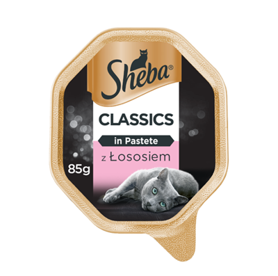 SHEBA® Classics 85g z Łososiem - mokra karma dla kotów w pasztecie