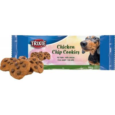 TRIXIE Chicken Chip Cookies, przysmak dla psa, z kurczakiem, 100 g