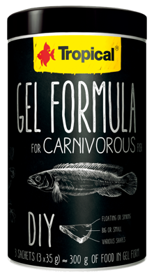 TROPICAL Gel Formula DIY pokarm dla ryb mięsożernych 1000ml 