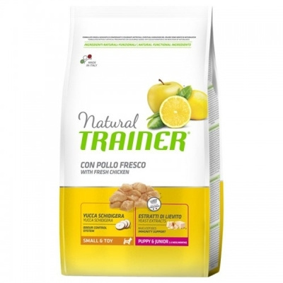 Trainer Natural Small and Toy, Puppy & Junior, kurczak  7 KG/ Opakowanie uszkodzone (2073,2074) !!!! 