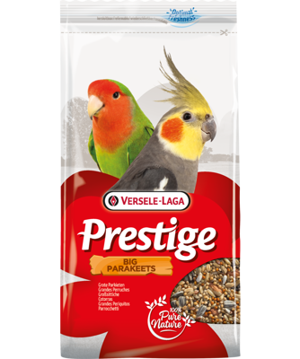 VERSELE-LAGA Big Parakeets - pokarm dla średnich papug/nimfy, nierozłączki 1kg 
