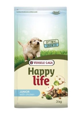 VERSELE-LAGA Happy Life Junior Chicken 3kg\ Opakowanie uszkodzone (2052)!!! 