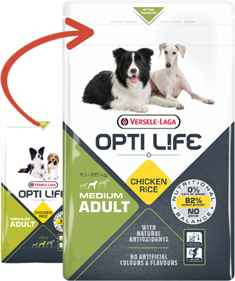 VERSELE-LAGA Opti Life Adult Medium 12,5kg + Advantix - dla psów 10-25kg (pipeta 2,5ml)