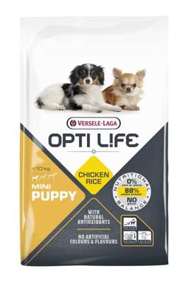 VERSELE-LAGA Opti Life Puppy Mini 7,5kg - z kurczakiem - dla szczeniąt małych ras/Opakowanie uszkodzone (376) !!! 