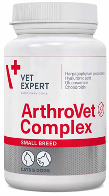 VETEXPERT ARTHROVET HA Complex SMALL BREED & CATS 60 kaps.	