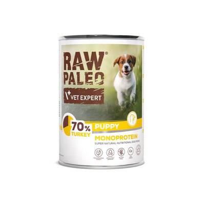 Vetexpert Raw Paleo Puppy Turkey 400g - indyk puszka