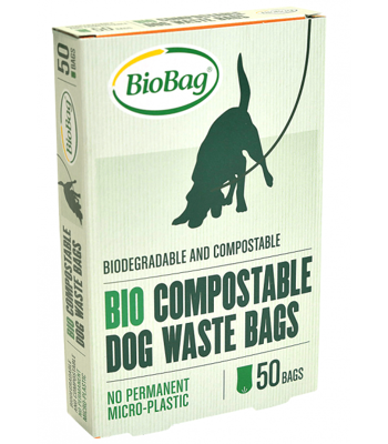 Worki na psie odchody, BioBag Dog, w 100% biodegradowalne i kompostowalne, 20x32cm, 50 sztuk, BioBag