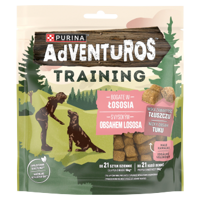 ADVENTUROS Training Przysmaki dla psów Bogate w Łososia 115g