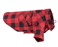 AMIPLAY-Ranger koszula w kratę Miniature Schnauzer 40 x 40 x 58 cm czerwona dla psa