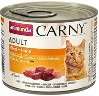 ANIMONDA Cat Carny Adult smak: wołowina i kurczak 200g 