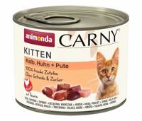 ANIMONDA Cat Carny Kitten smak: cielęcina, drób i indyk 200g 