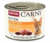 ANIMONDA Cat Carny Kitten smak: drób i wołowina 200g 