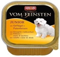 ANIMONDA Dog Vom Feinsten Junior smak: drób i serca indyka 150g