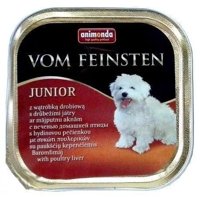 ANIMONDA Dog Vom Feinsten Junior smak: wątróbka drobiowa 150g