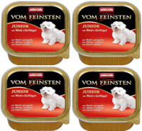 ANIMONDA Dog Vom Feinsten Junior smak: wołowina z drobiem 22x150g