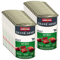 ANIMONDA GranCarno Adult Dog smak: Dziczyzna 18x400g