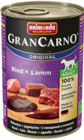 ANIMONDA GranCarno Adult Dog smak: Wołowina + jagnięcina  12 x 400g