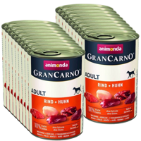 ANIMONDA GranCarno Adult Dog smak: Wołowina + kurczak 18x400g 