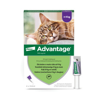 Advantage - dla kotów (0,8mlx4)  *roztwór*  blister