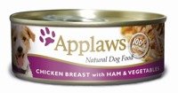 Applaws Dog Pierś z kurczaka,szynka i warzywa 156g PUSZKA
