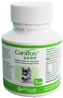 BIOWET Canifos Junior - tabletki dla psów, w okresie intensywnego wzrostu 75 tabl.