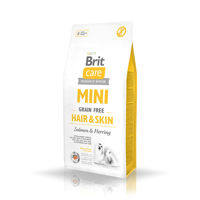 BRIT CARE Mini Grain-Free Hair&Skin 7kg/Opakowanie uszkodzone (8626,8337) !!! 