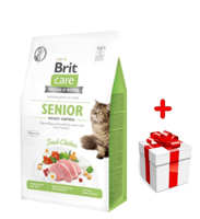 BRIT Care Cat Grain-Free Senior Weight Control 7kg + niespodzianka dla kota GRATIS!