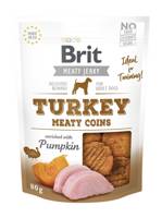 BRIT Jerky Snack Turkey Meaty Coins with Pumpkin 80g