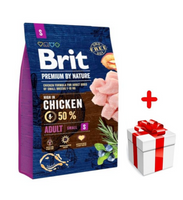 BRIT Premium By Nature Adult S 3kg + niespodzianka dla psa GRATIS!