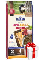 Bosch Adult Mini Lamb & Rice, jagnięcina i ryż (nowa receptura) 15kg + Niespodzianka dla psa GRATIS