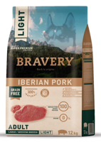 Bravery Grain Free Adult Medium Large LIGHT Iberian Pork 12kg/Opakowanie uszkodzone (3555) !!! 