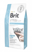 Brit gf veterinary diets cat Obesity 2kg