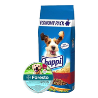 CHAPPI 13,5kg - sucha karma dla psów z wołowiną, drobiem i warzywami + BAYER Foresto Obroża dla psów powyżej 8kg