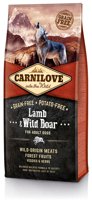Carnilove Lamb & Wild Boar for Adult 12kg /Opakowanie uszkodzone (7442) !!! 