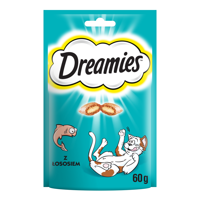 DREAMIES 60g –przysmak dla kota, o smaku wybornego łososia
