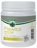 Dr Seidel FLAWITOL dla psów seniorów Preparat witaminowo-mineralny z flawonoidami z winogron 400g