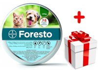 ELANCO Foresto Obroża przeciw kleszczom i pchłom dla kotów i psów poniżej 8kg + NIESPODZIANKA DLA PSA GRATIS !!