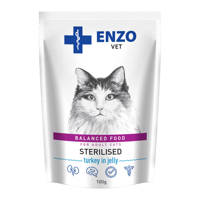 ENZO VET Sterilised dieta dla kotów sterylizowanych z indykiem w galaretce 100g