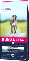 EUKANUBA Adult Large Grain Free 12kg//Opakowanie uszkodzone (2919) !!!