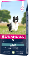 EUKANUBA Adult Small&Medium Breed Rich In Lamb & Rice 12kg - ZESTAW PROMOCYJNY