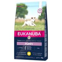 EUKANUBA Growing Puppy Small Breed 3kg chicken - ZESTAW PROMOCYJNY