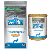 FARMINA Vet Life Dog Hypoallergenic Fish & Potato 12kg + Puszka Hypoallergenic Fish & Potato 300g