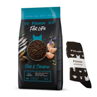 FITMIN Cat For Life Adult Fish and Chicken 8kg + Skarpetki Fitmin