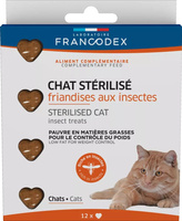 FRANCODEX Przysmaki z owadami dla kota po sterylizacji 12 szt.