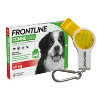 FRONTLINE Combo Spot -On Pies XL powyżej 40kg (pipeta 3x 4,02ml) + zawieszka z gwizdkiem i latarką