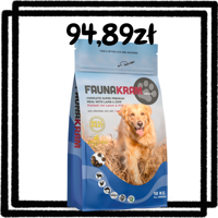 Faunakram Complete Super Premium Grain Free sucha karma dla psów z jagnięciną i kurczakiem 10kg